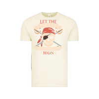 Vintage Arctic let the pirate shenanigans begin skull vintage pirate skeleton hallowe Vintage Tee - linhVisuals