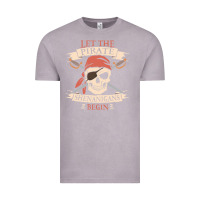 Vintage Zinc let the pirate shenanigans begin skull vintage pirate skeleton hallowe Vintage Tee - linhVisuals