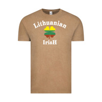 Vintage Coffee lucky lithuanian irish flag shamrock leaf st patricks day Vintage Tee - linhVisuals