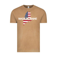 Vintage Camel made in maine american flag funny patriotic state lover gift Vintage Tee - linhVisuals