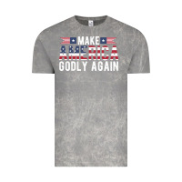 Cloud Rock make america godly again american flag letters christian quote Vintage Tee - linhVisuals