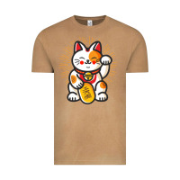 Vintage Camel maneki neko lucky cat money feline japanese good luck charm kitten gif Vintage Tee - linhVisuals