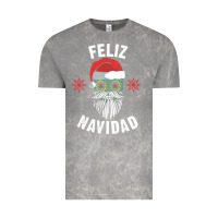 Cloud Rock mexican christmas sugar skull feliz navidad spanish speaking xmas gift Vintage Tee - linhVisuals