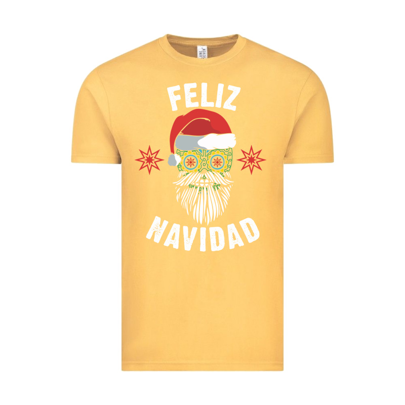 Mexican Christmas Sugar Skull Feliz Navidad Spanish Speaking Xmas Gift Vintage Tee by linhVisuals | Teevron