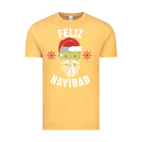 Vintage Mustard mexican christmas sugar skull feliz navidad spanish speaking xmas gift Vintage Tee - linhVisuals