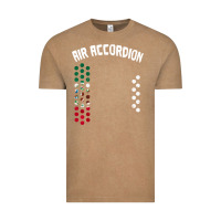 Vintage Coffee mexican flag air accordion music instrument lover gift Vintage Tee - linhVisuals