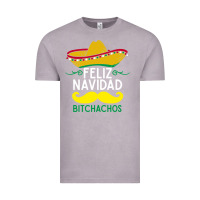 Vintage Zinc mexicans say feliz navidad bitchahos funny merry christmas sombrero Vintage Tee - linhVisuals