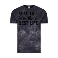 Cloud Black mimi life is the best life blessed grandma mom cute gift Vintage Tee - linhVisuals
