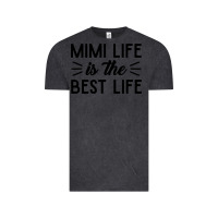 Vintage Black mimi life is the best life blessed grandma mom cute gift Vintage Tee - linhVisuals
