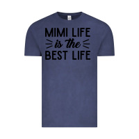 Vintage Denim mimi life is the best life blessed grandma mom cute gift Vintage Tee - linhVisuals