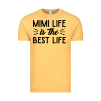 Vintage Mustard mimi life is the best life blessed grandma mom cute gift Vintage Tee - linhVisuals
