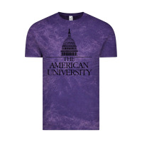 Cloud Purple american university Vintage Tee - linhVisuals