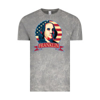 Cloud Rock benjamin franklin Vintage Tee - linhVisuals
