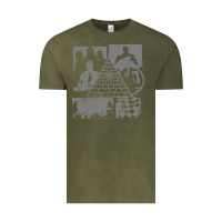 Vintage Olive gurps illuminati classic Vintage Tee - linhVisuals