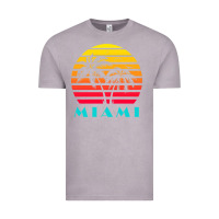 Vintage Zinc miami 80s sunset Vintage Tee - linhVisuals