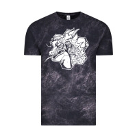 Cloud Black the fantasy trip megahex dragon Vintage Tee - linhVisuals