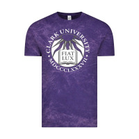 Cloud Purple clark university Vintage Tee - linhVisuals