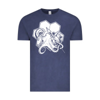 Vintage Denim the fantasy trip  octopus Vintage Tee - linhVisuals