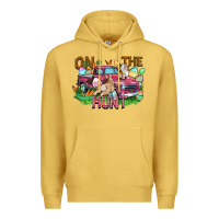 Antique Gold on the hunt truck Premium Hoodie - FaDigitalArtStudio