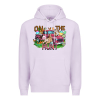 Lilac on the hunt truck Premium Hoodie - FaDigitalArtStudio