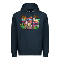Navy on the hunt truck Premium Hoodie - FaDigitalArtStudio