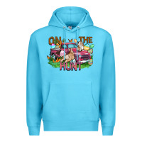 Ocean Blue on the hunt truck Premium Hoodie - FaDigitalArtStudio