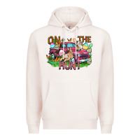 Pale Pink on the hunt truck Premium Hoodie - FaDigitalArtStudio