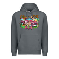 Rock on the hunt truck Premium Hoodie - FaDigitalArtStudio