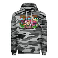 Slate Camo on the hunt truck Premium Hoodie - FaDigitalArtStudio