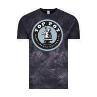 Cloud Black top pot doughnuts Vintage Tee - linhVisuals