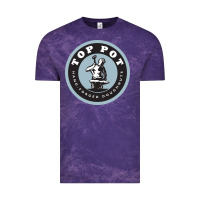 Cloud Purple top pot doughnuts Vintage Tee - linhVisuals