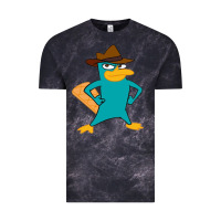 Cloud Black phineas and ferb, agent p, perry the platypus Vintage Tee - linhVisuals