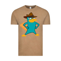 Vintage Coffee phineas and ferb, agent p, perry the platypus Vintage Tee - linhVisuals