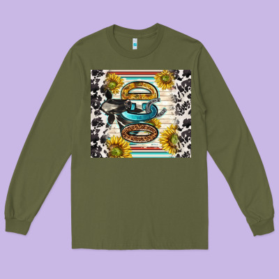 Ocd With Cow Long Sleeve Tee Designed By Tumblerdesignbyshophia