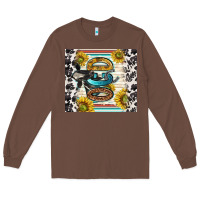 Chestnut ocd with cow Long Sleeve Tee - TumblerDesignByShophia