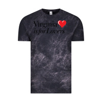 Cloud Black Virginia Is For Lovers Vintage Tee - linhVisuals