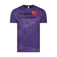Cloud Purple Virginia Is For Lovers Vintage Tee - linhVisuals