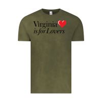 Vintage Olive Virginia Is For Lovers Vintage Tee - linhVisuals