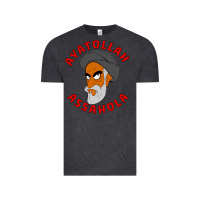 Vintage Black Ayatollah Assahola Vintage Tee - linhVisuals