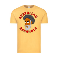 Vintage Mustard Ayatollah Assahola Vintage Tee - linhVisuals