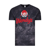 Cloud Black Wendy's Vintage Tee - linhVisuals