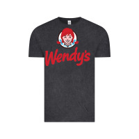 Vintage Black Wendy's Vintage Tee - linhVisuals