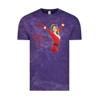 Cloud Purple Mariah Carey Merry Christmas vintage retro Vintage Tee - linhVisuals