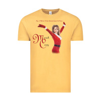 Vintage Mustard Mariah Carey Merry Christmas vintage retro Vintage Tee - linhVisuals