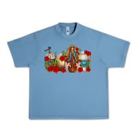 Pebble Blue Lady of Guadalupe Coffee Cups Urban Heavy Tee - texasbilliewilder