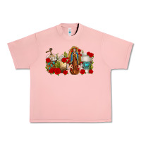 Salmon Lady of Guadalupe Coffee Cups Urban Heavy Tee - texasbilliewilder