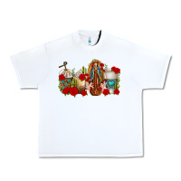 White Lady of Guadalupe Coffee Cups Urban Heavy Tee - texasbilliewilder