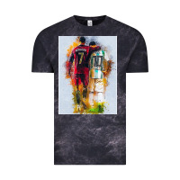 Cloud Black messi and ronaldo Vintage Tee - linhVisuals