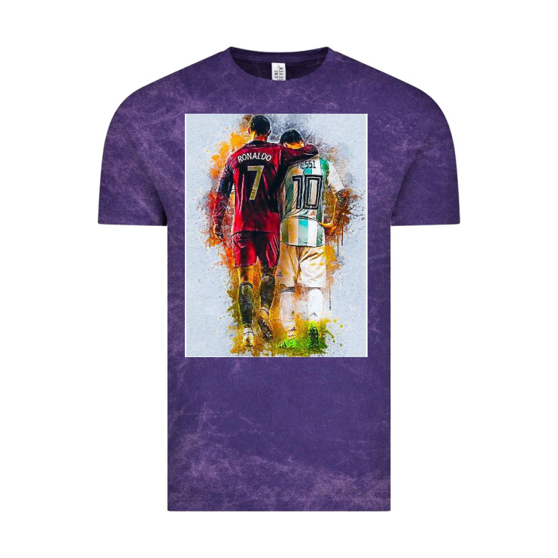 Messi And Ronaldo Vintage Tee by linhVisuals | Teevron