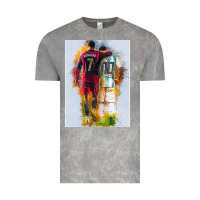 Cloud Rock messi and ronaldo Vintage Tee - linhVisuals